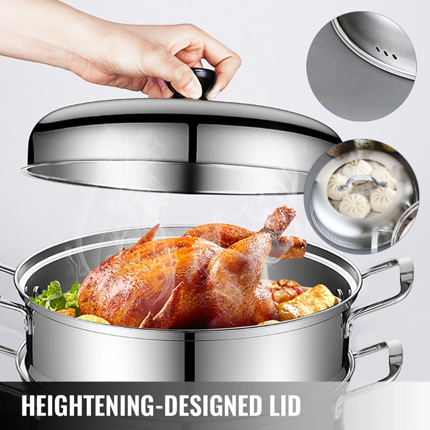 Vevor® 5-Tier Stainless Steamer