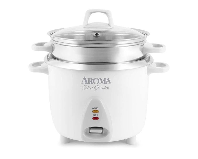Aroma® 14-Cups Non-Stick Rice Cooker with Steamer