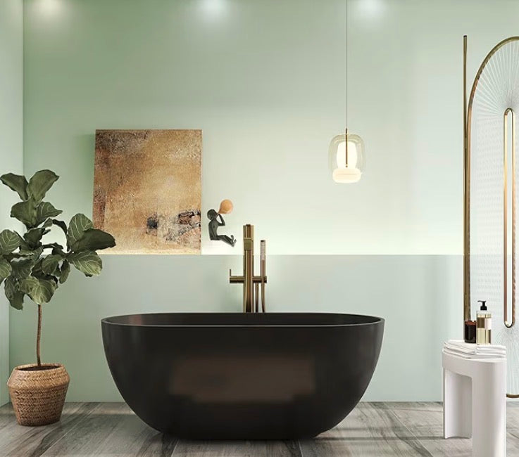 Modern Stone Resin Freestanding Tub