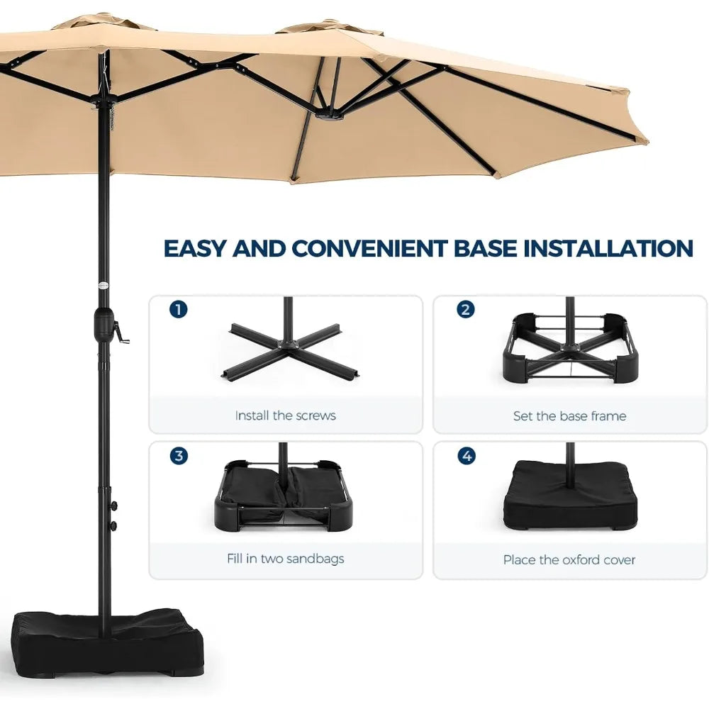 Rectangular Cantilever Patio Umbrella