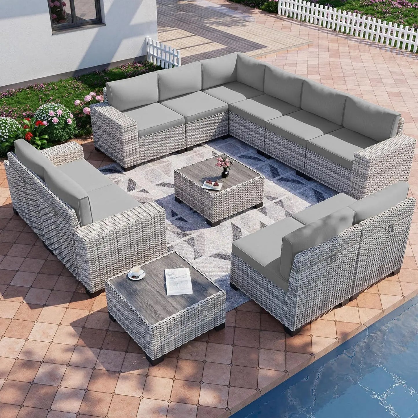Outdoor Wicker Patio Furniture Set