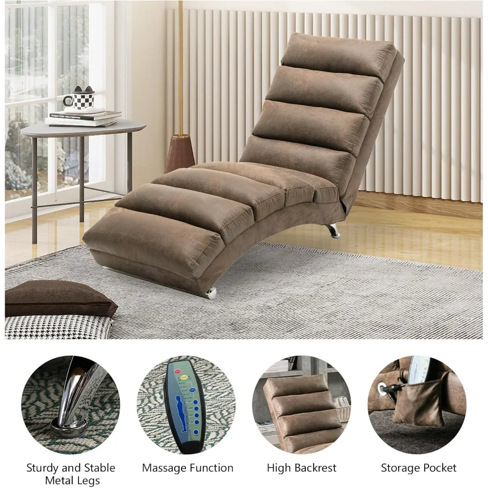 Modern Ergonomic Electric Recliner Chaise Lounge Massage Chair
