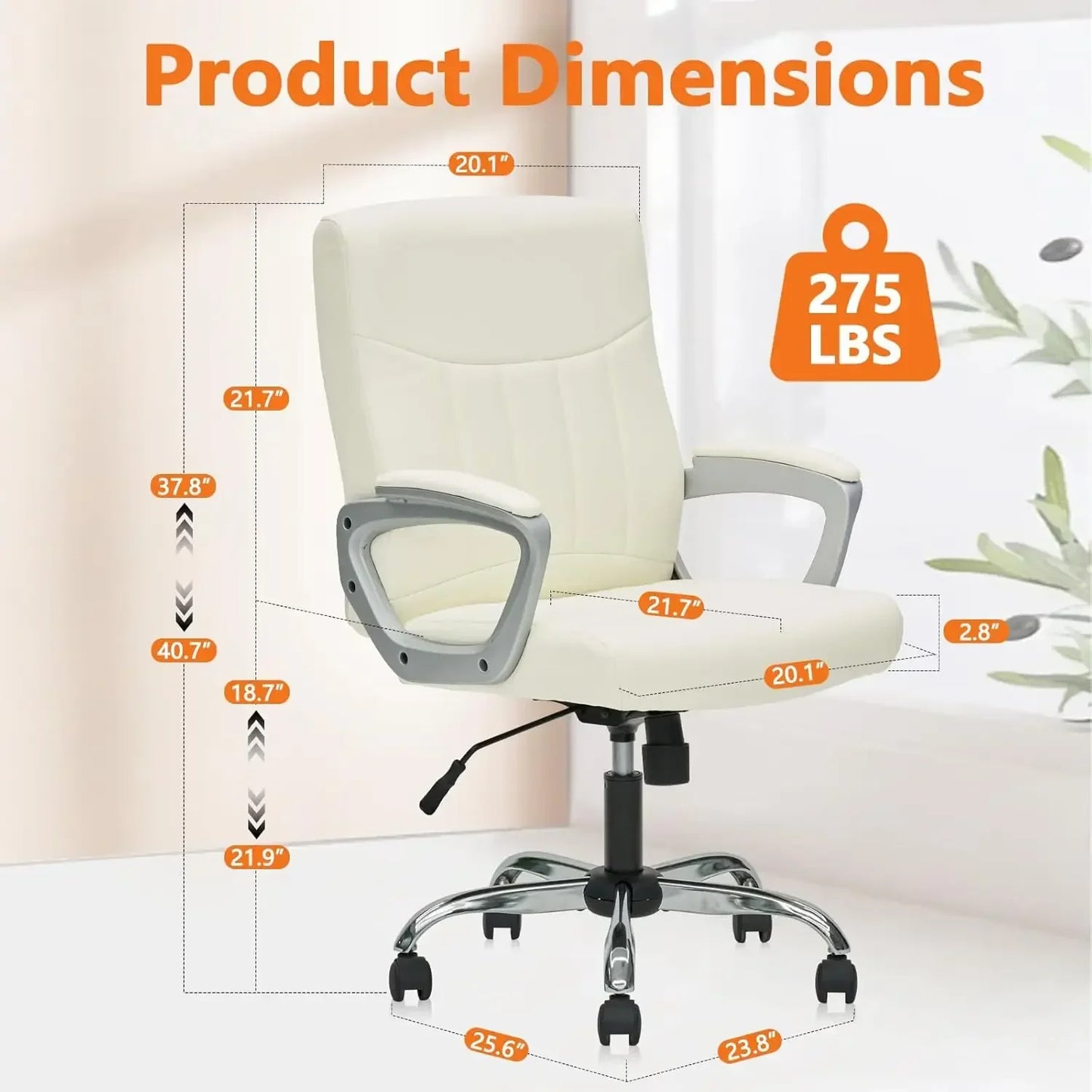 Executive Mid Back Ergonomic Chair