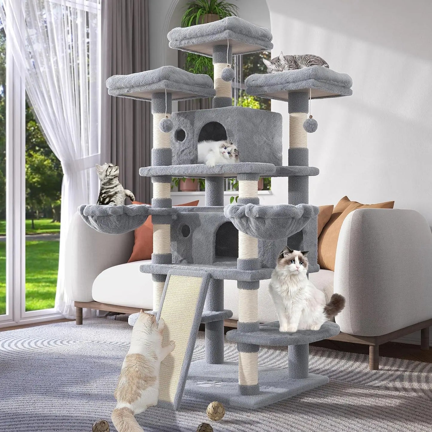 Multi-Level Large Cat Tree