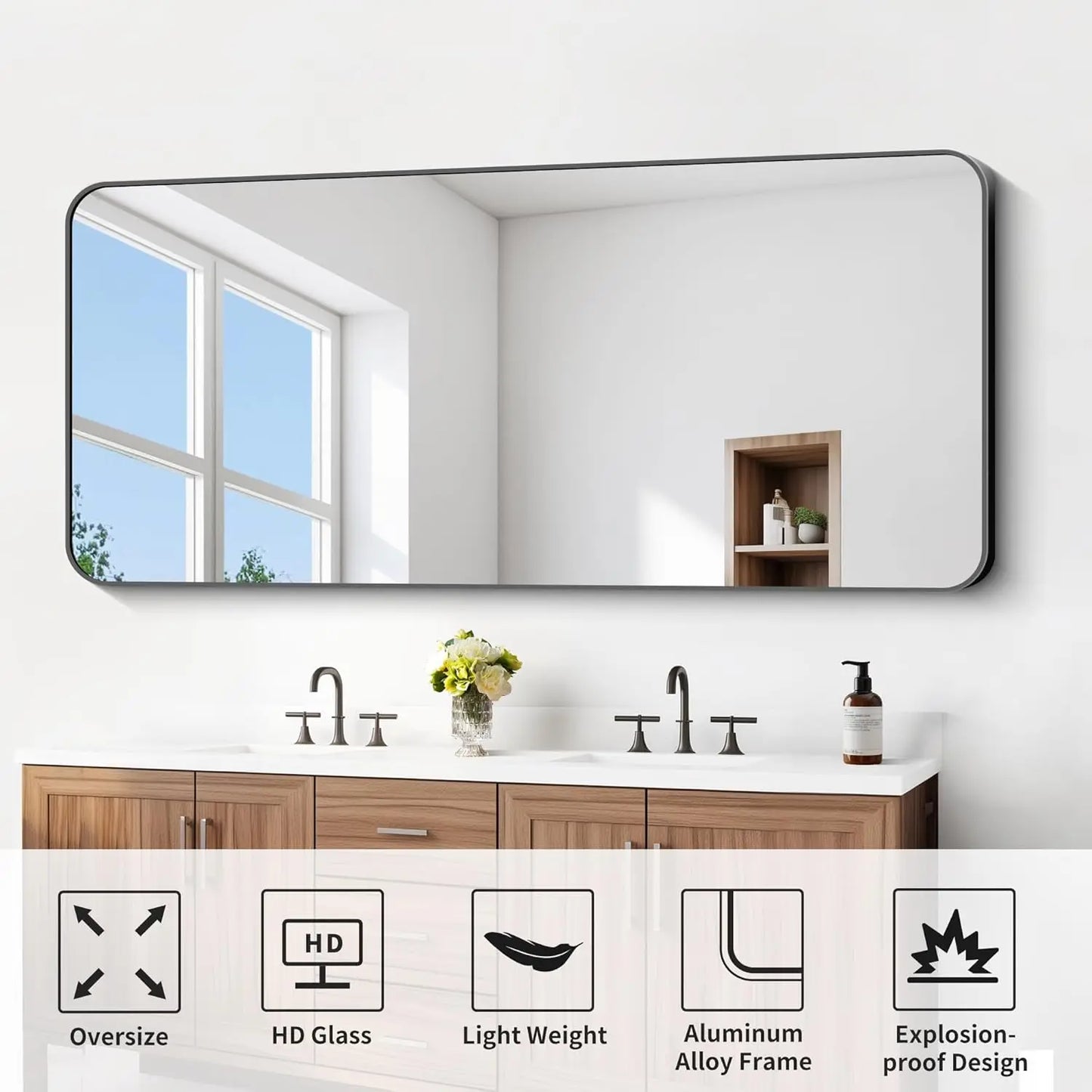 Modern Large Vanity Mirror