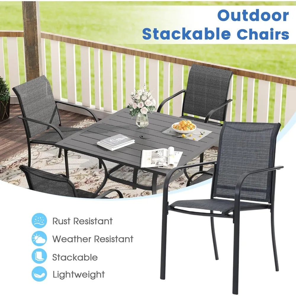 Rectangle Patio Table Set