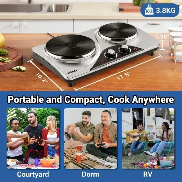 Cusimax Double Burners