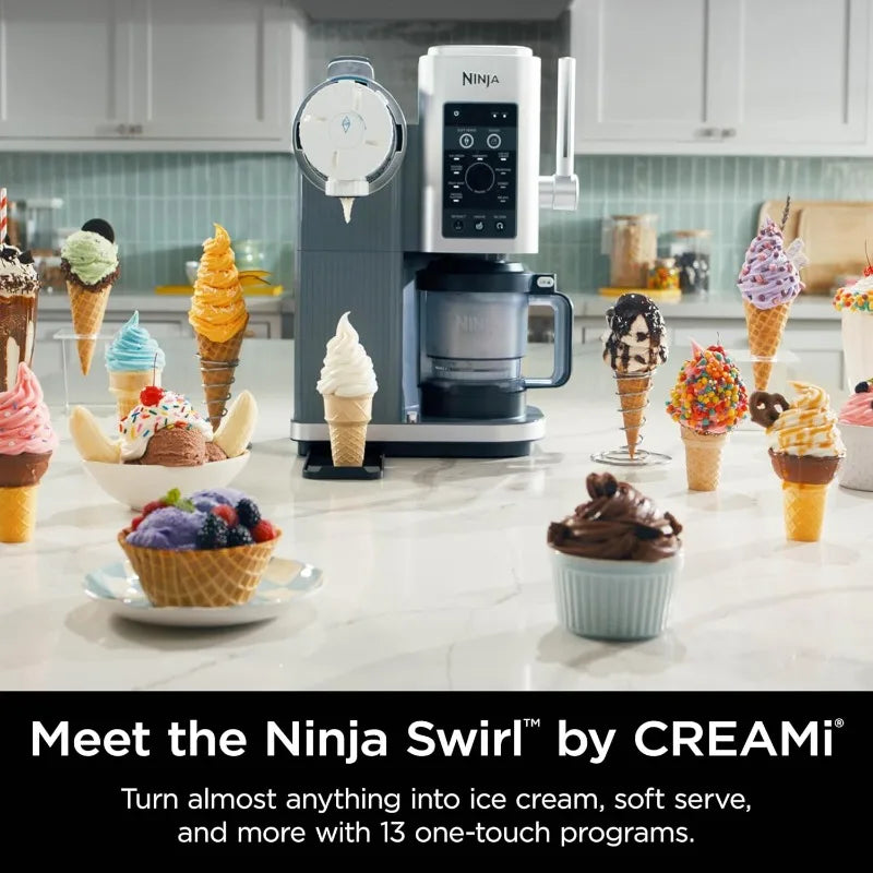 Ninja® Swirl™ By CREAMi® Ice Cream and Soft Serve Maker