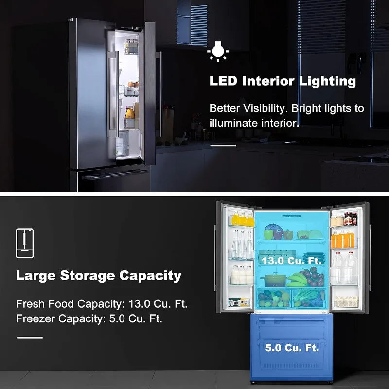 Galanz French Door Refrigerator