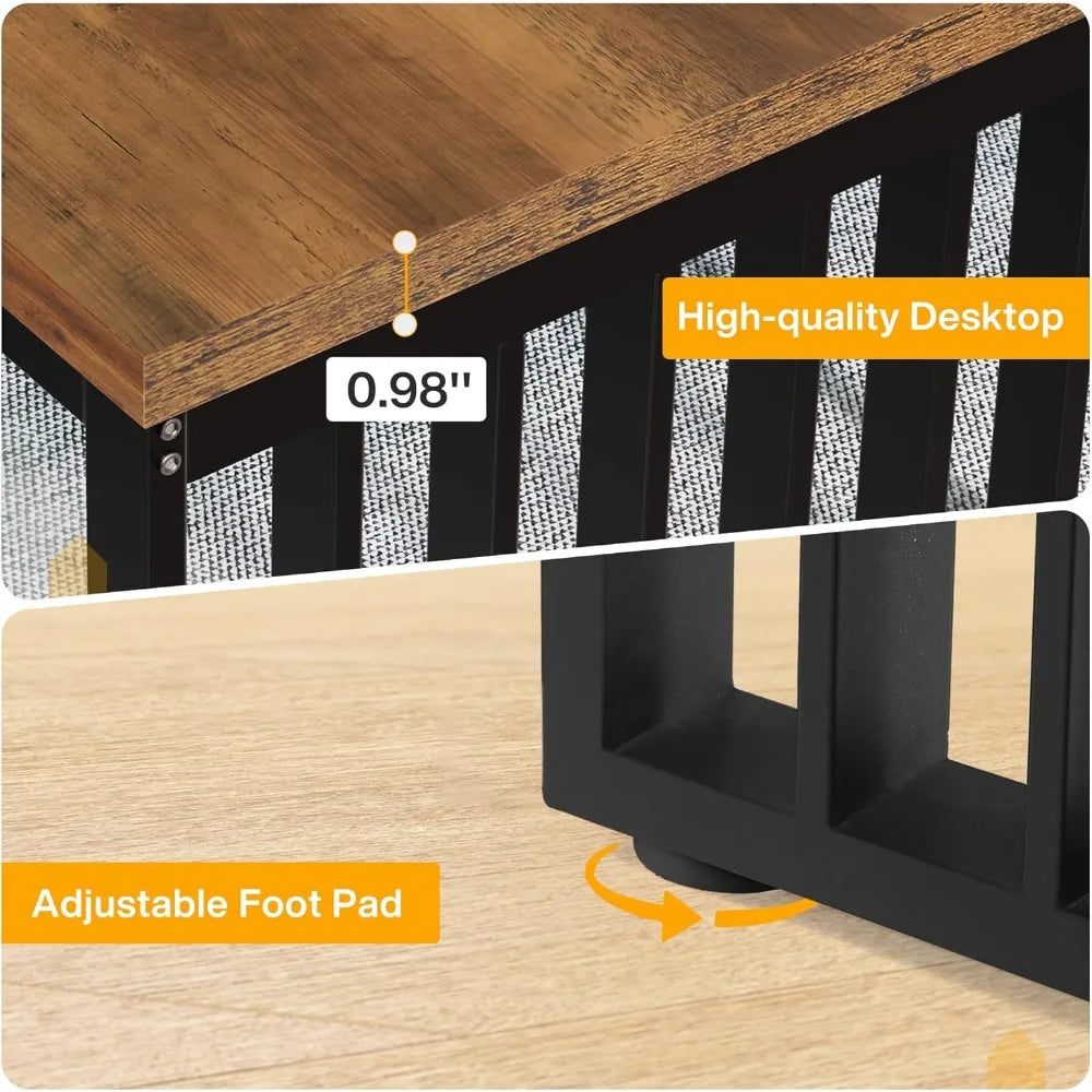 Industrial Double office Desk