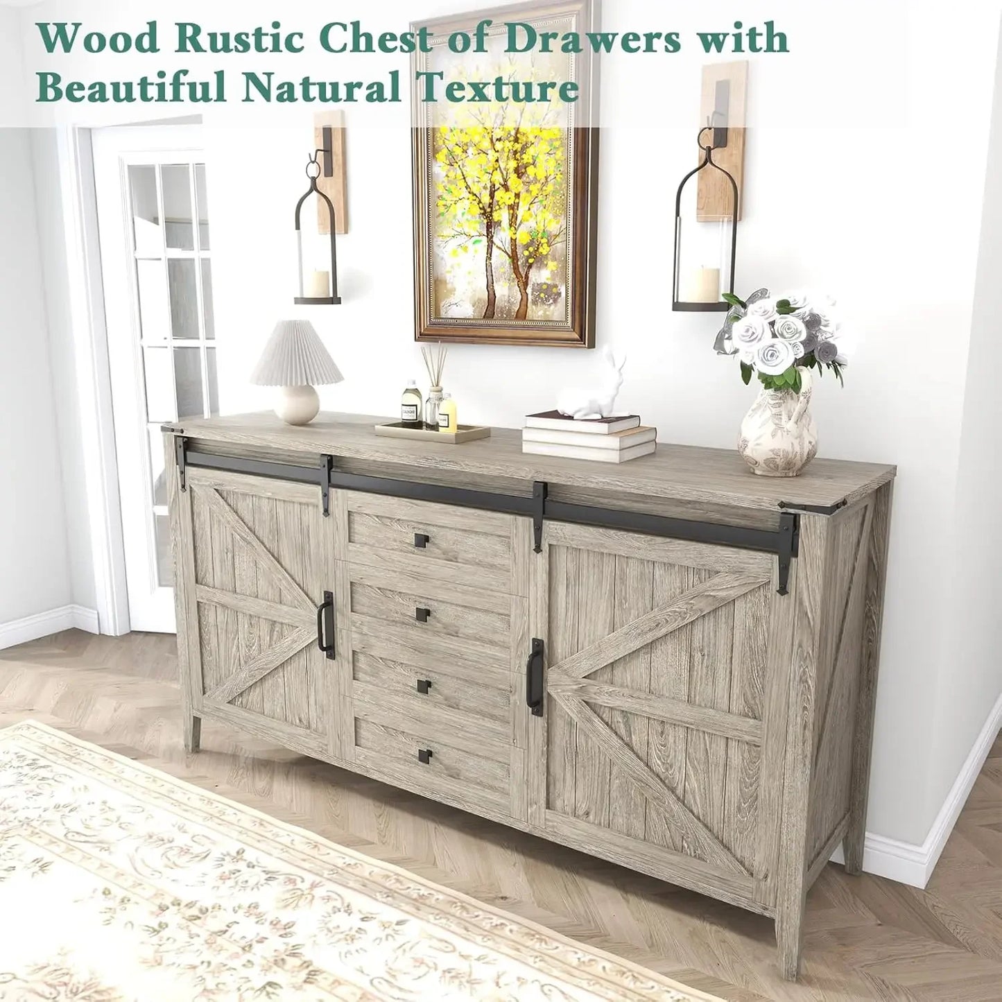 Farmhouse Bar Cabinet