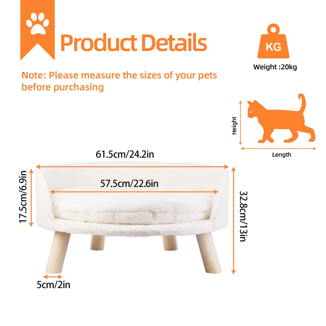 Waterproof Soft Plush Fabric Pet Nesting Chair