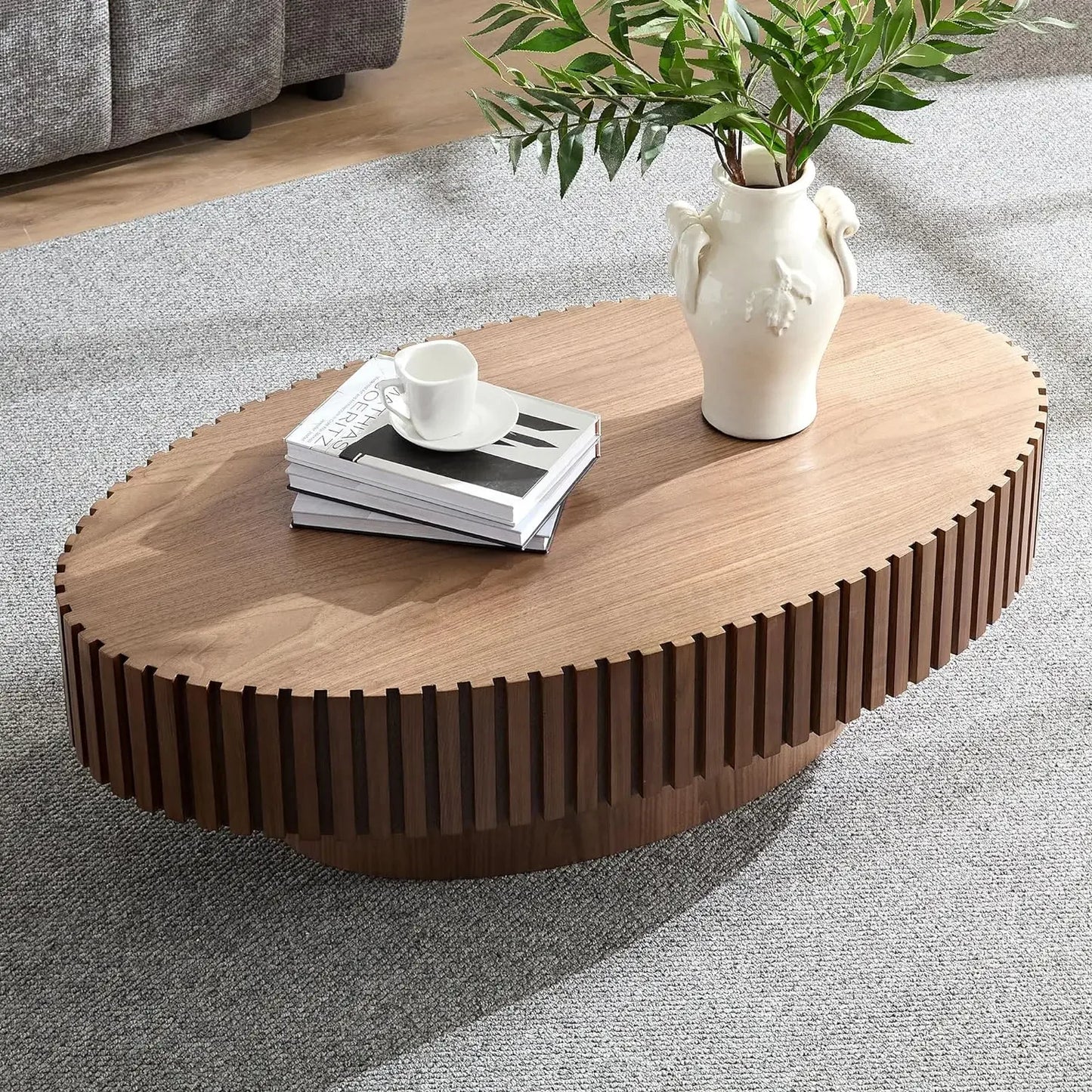 Modern Oval Coffee Table