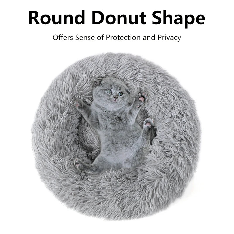 Fluffy Nest Donut Bed
