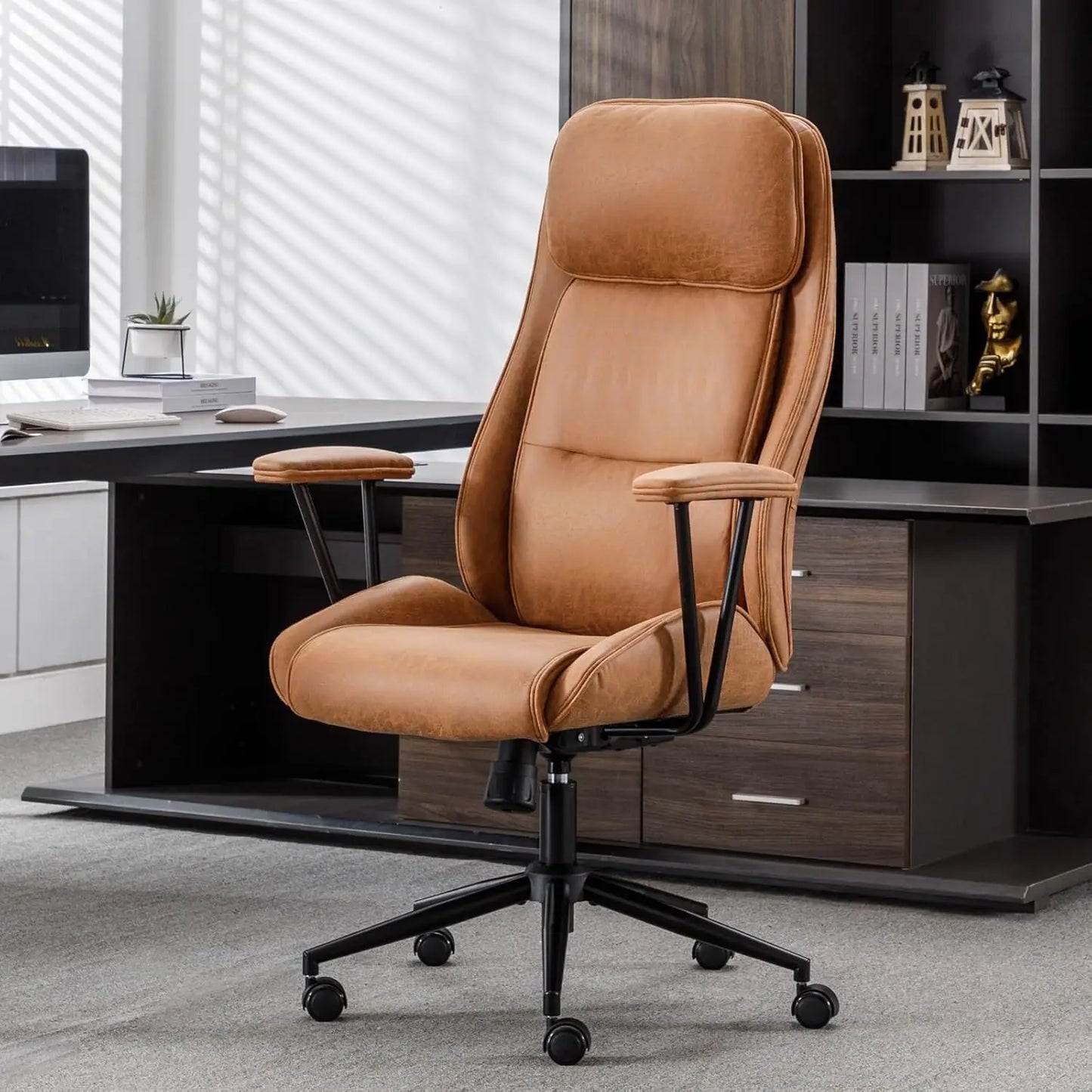 Modern Leather Executive Office Chair