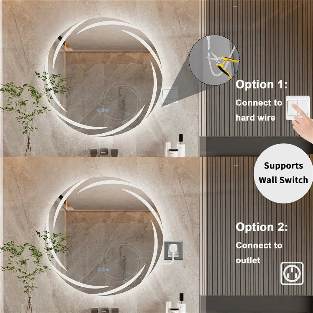 Whirlwind LED Smart Technology Function Vanity Mirror