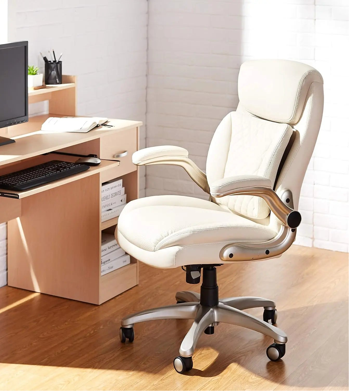 Modern Leather Ergonomic Executive Office Chair