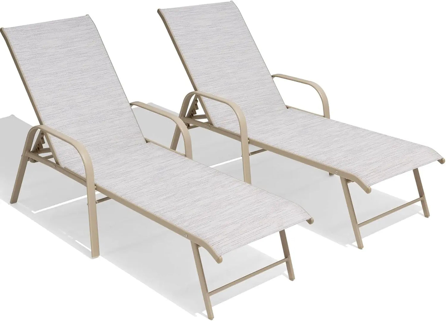 Aluminum Fabric Chaise Lounge Chair