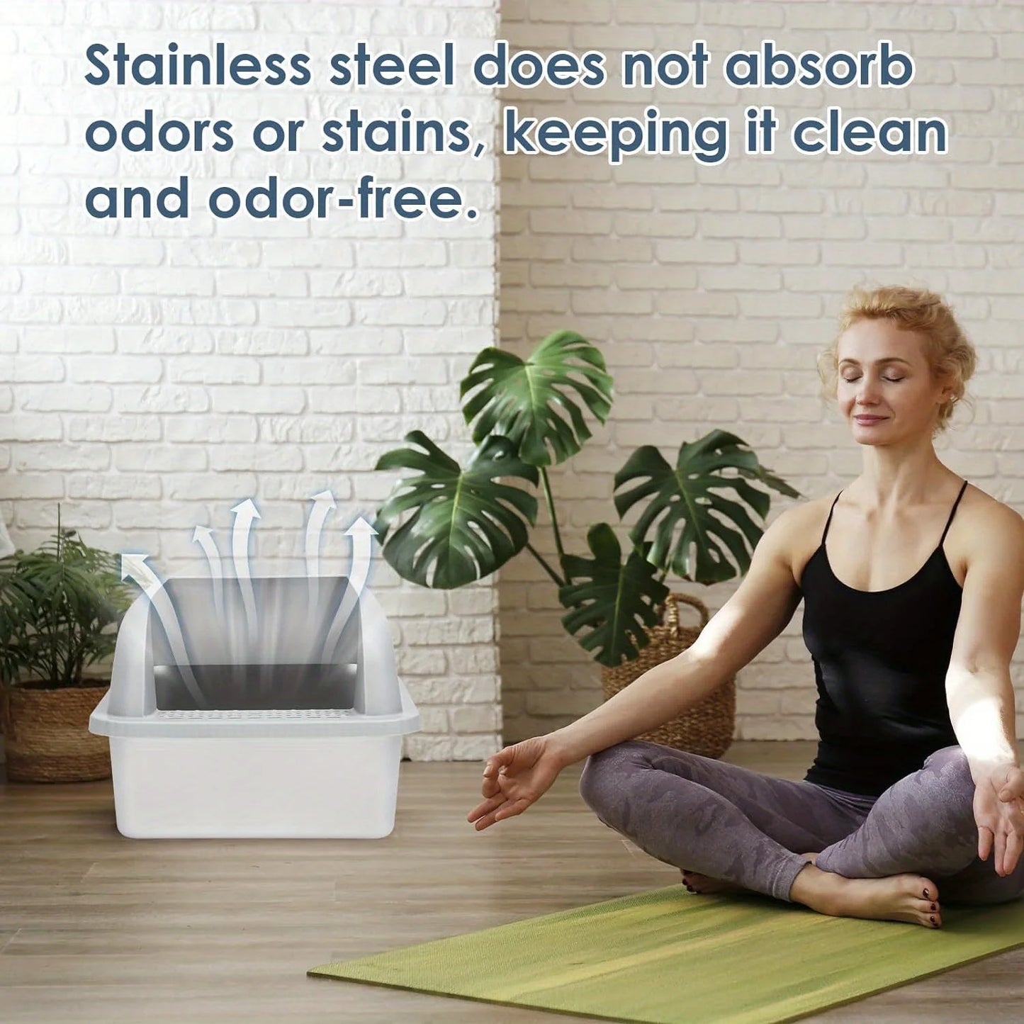 Cat Litter Box with Foot Pedal