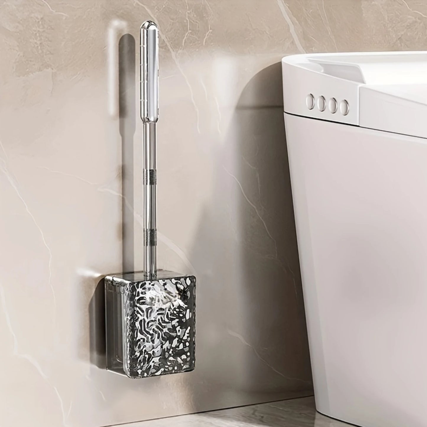Luxury Glacier Pattern Wall Mounted Toilet Brush