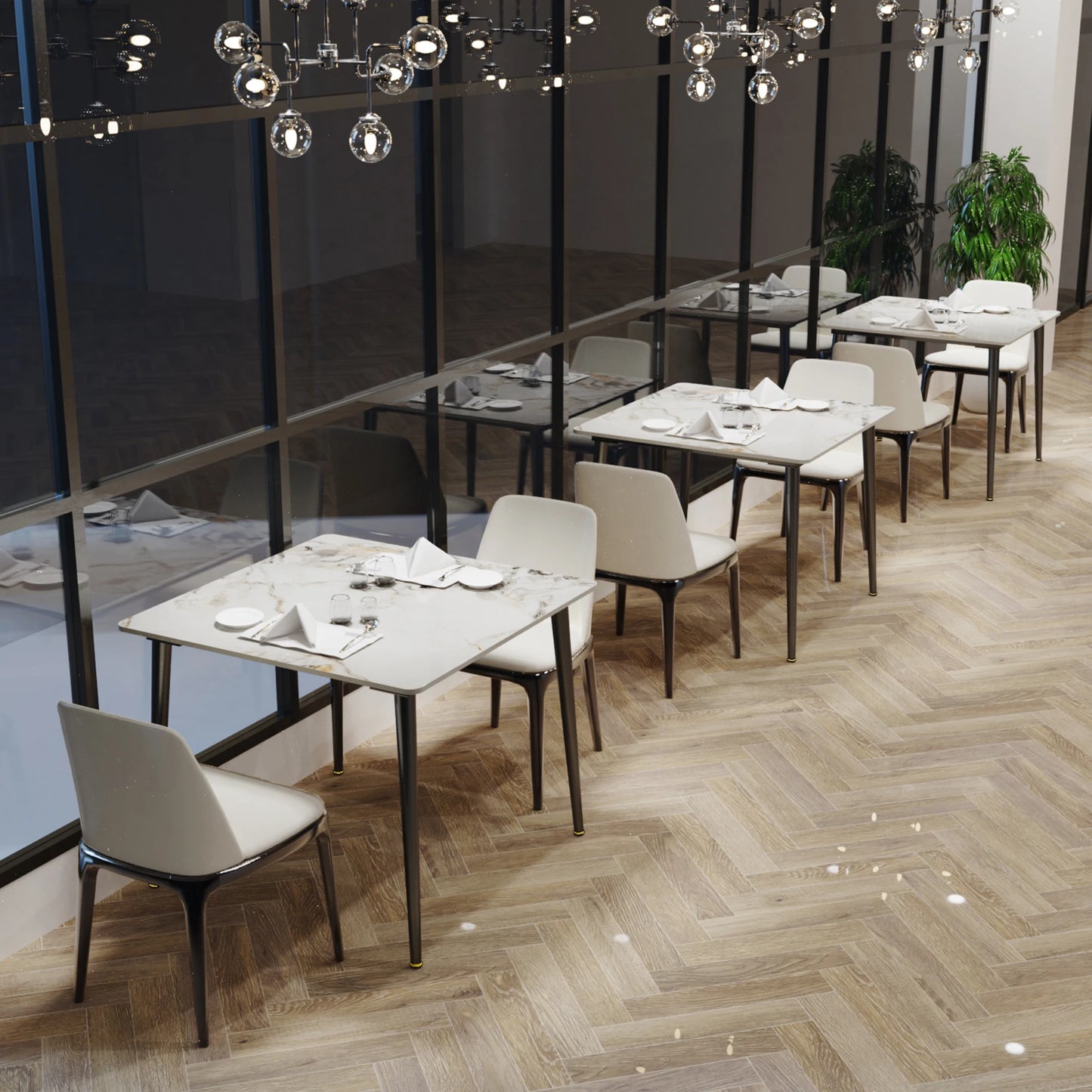 Mid-Century Sintered Stone Table