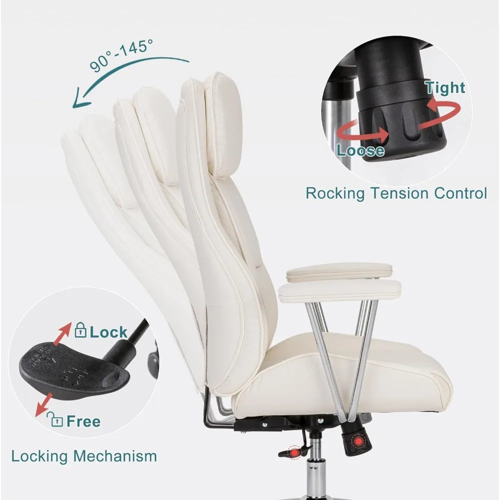 Modern Leather Executive Office Chair