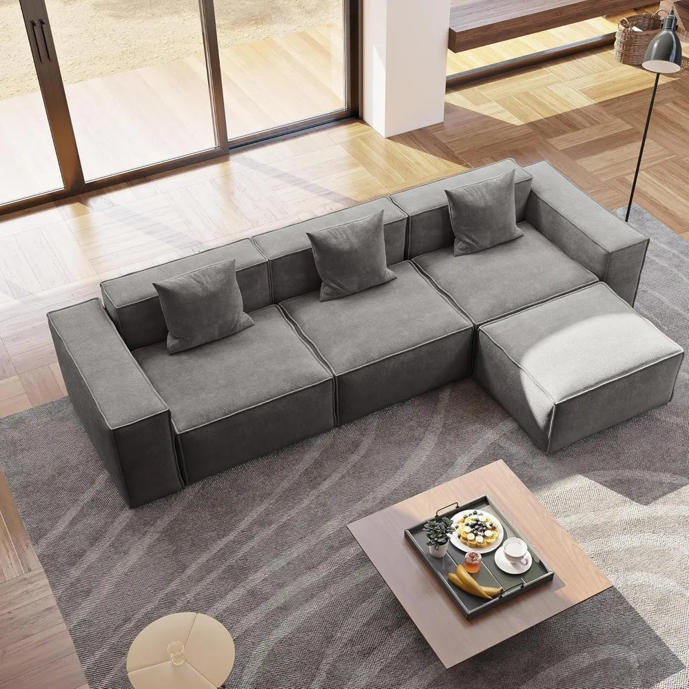 Versatile Modular Sectional Cloud Sofa