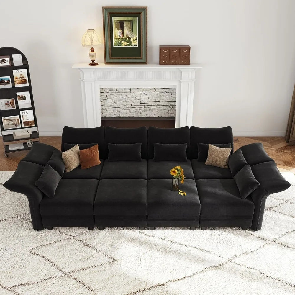 Modular Fabric Sectional Sofa