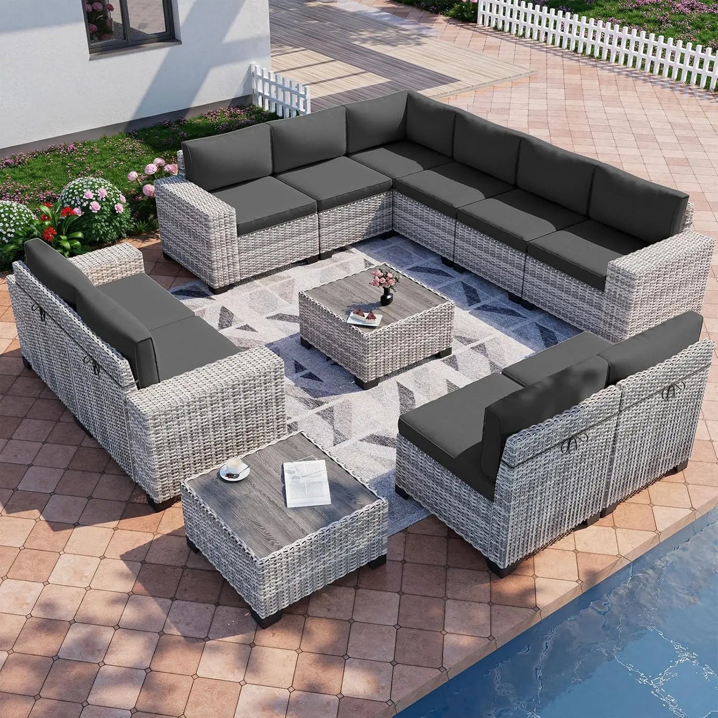 Outdoor Wicker Patio Furniture Set