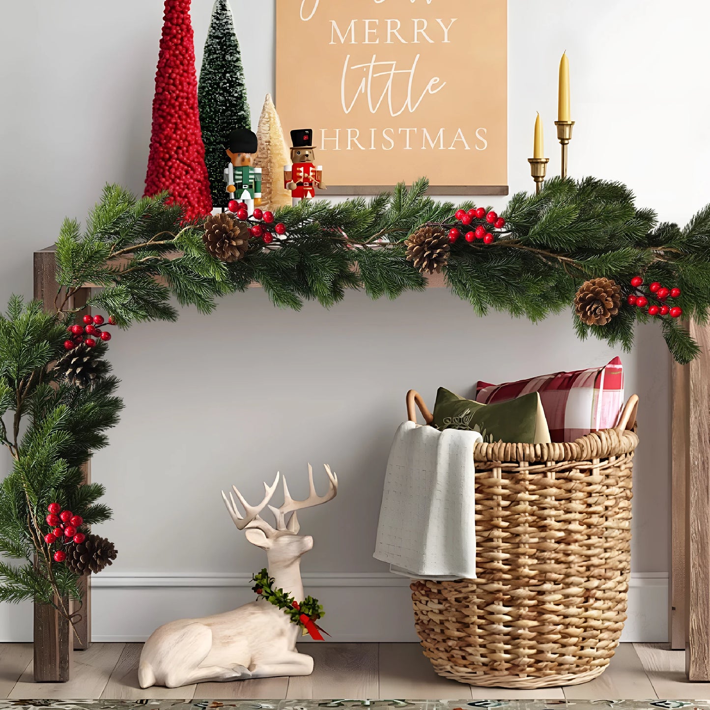 Berries, Pine Cone Garland