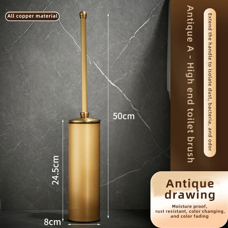 Antique Copper Toilet Brush