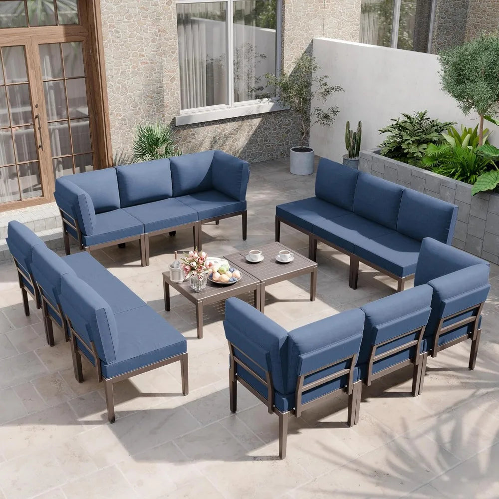 Modern Metal Outdoor Conversation Set