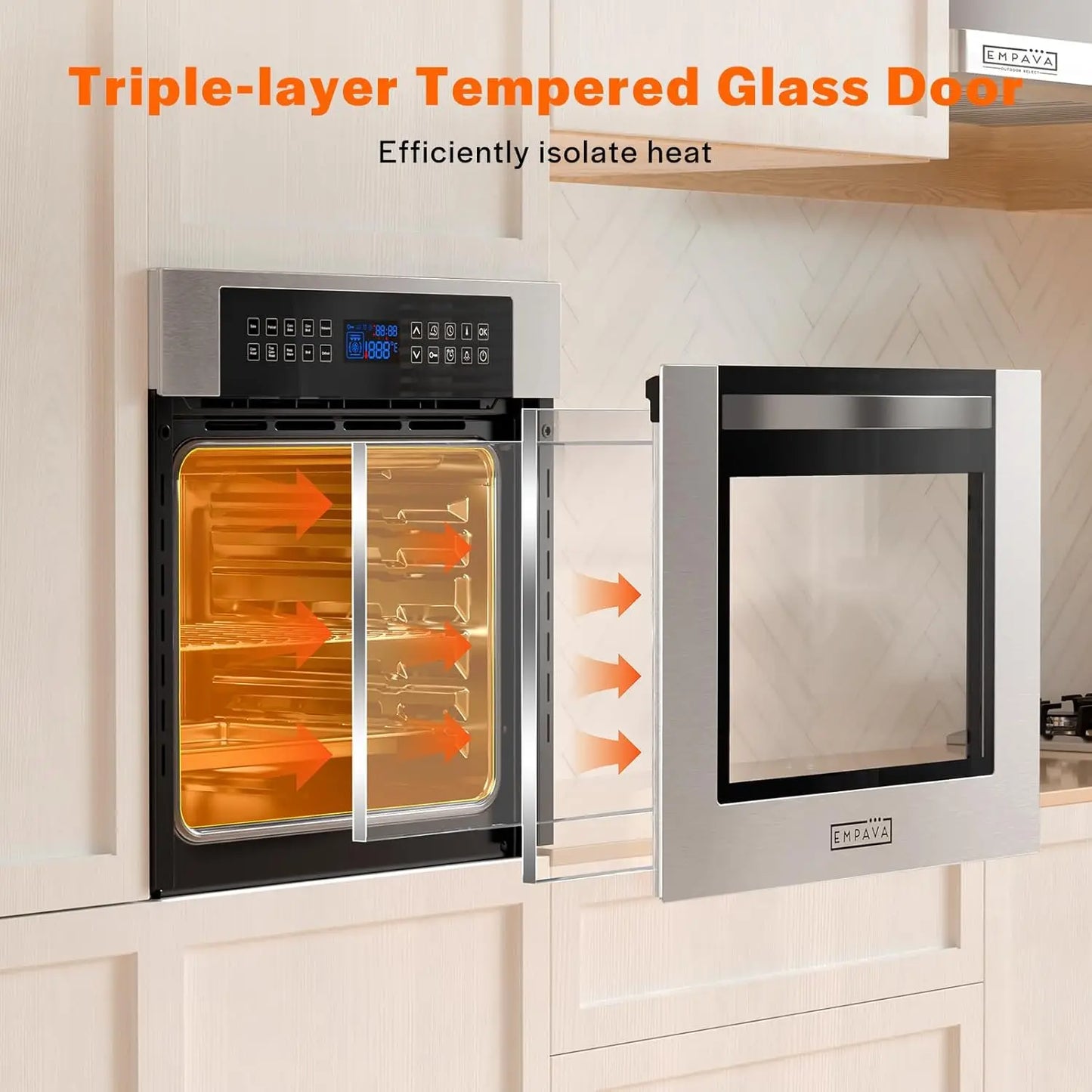 Empava 24" Built-In Electric Single Wall Oven