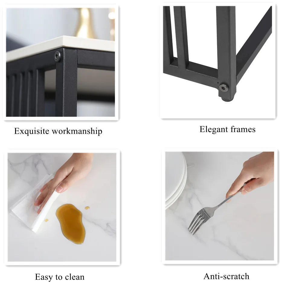 Modern Sintered Stone Side Table