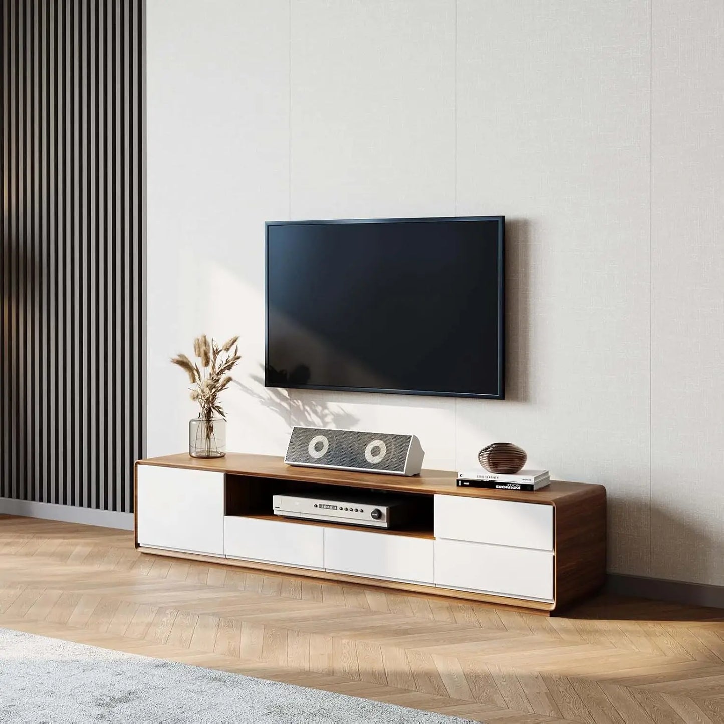 Modern Entertainment Center TV Cabinet with Storage