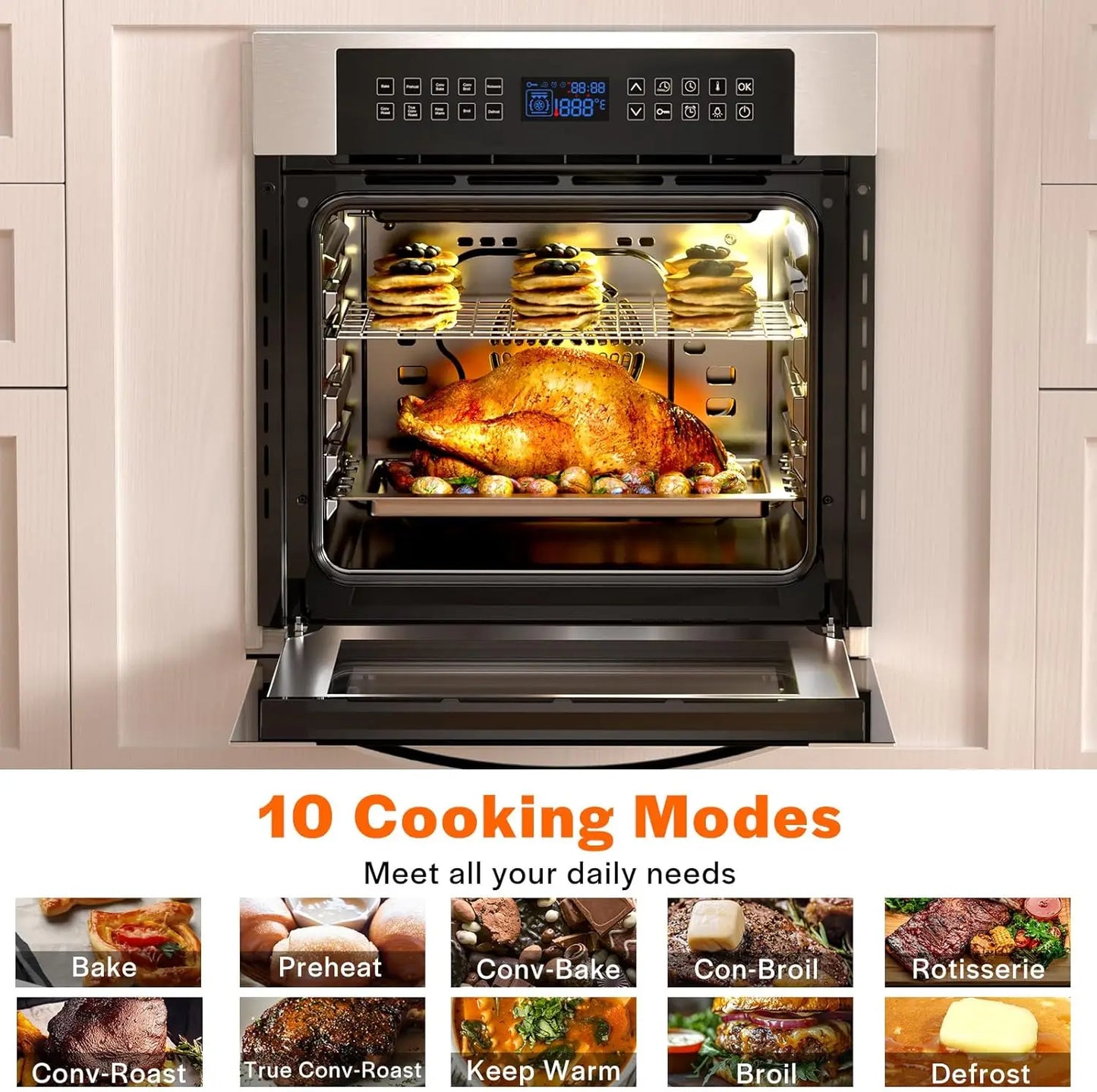 Empava 24" Built-In Electric Single Wall Oven