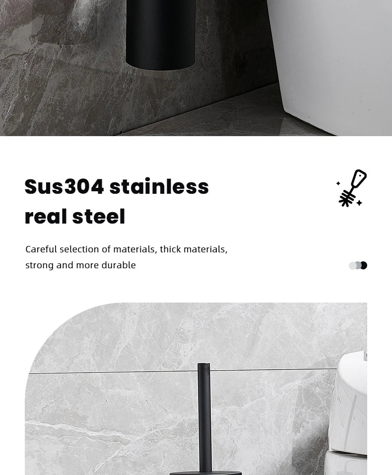 Stainless Steel Wall Mounted Toilet Brush