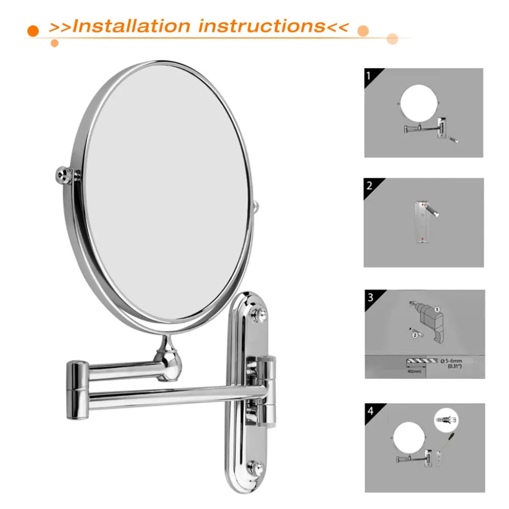 10X/5X Double Sided Magnifying Mirror