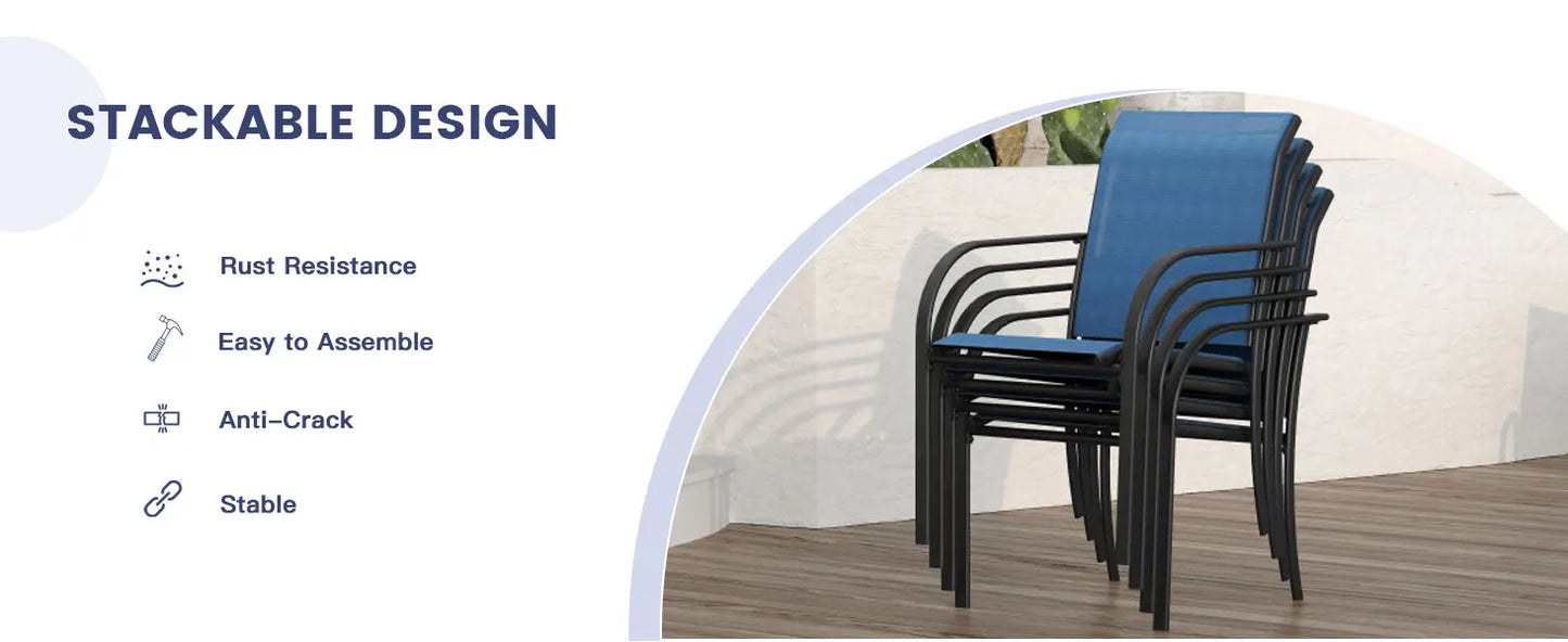 Rectangle Patio Table Set