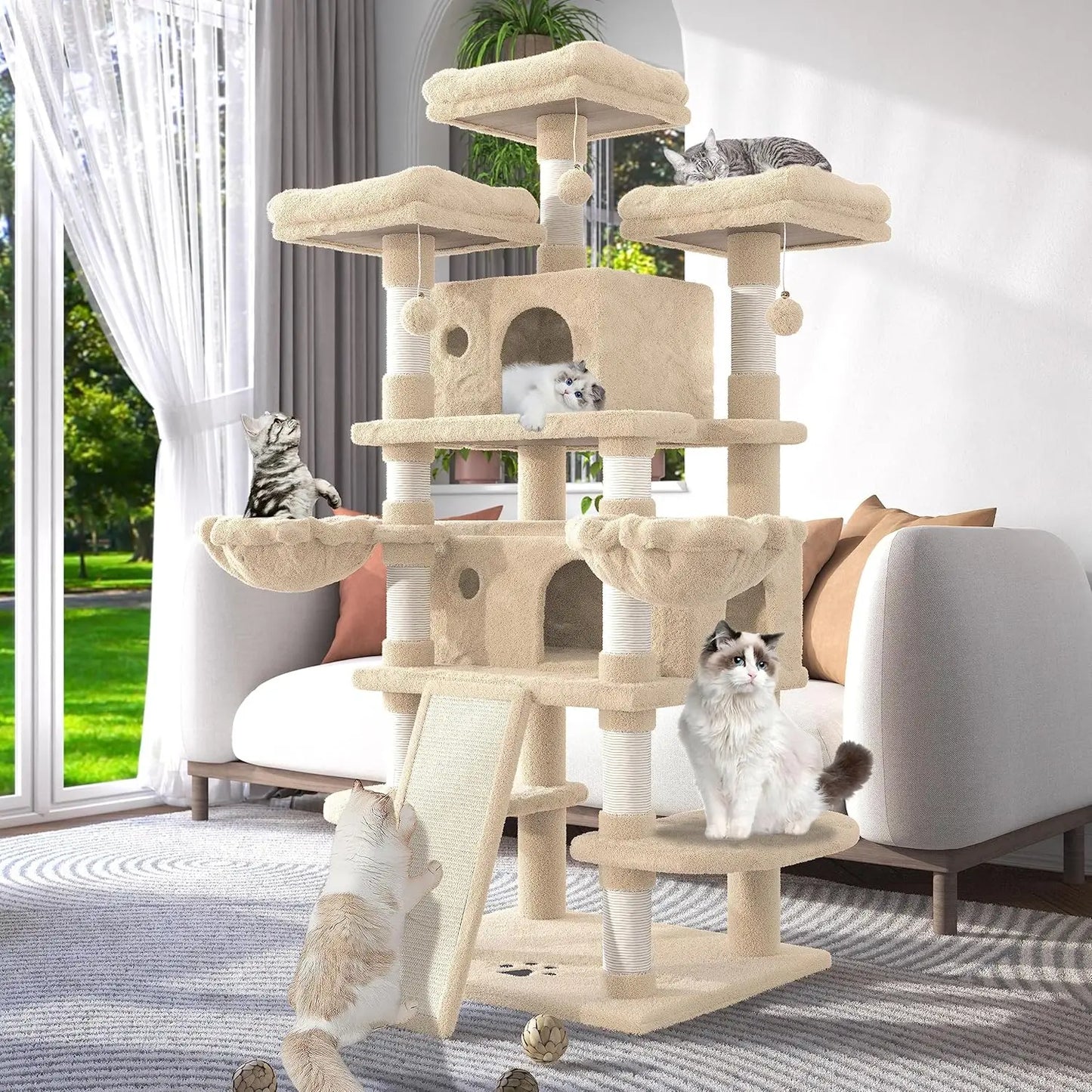 Multi-Level Large Cat Tree