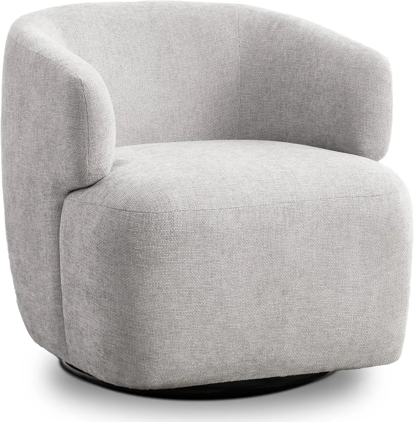 Sherpa Teddy Swivel Barrel Chair