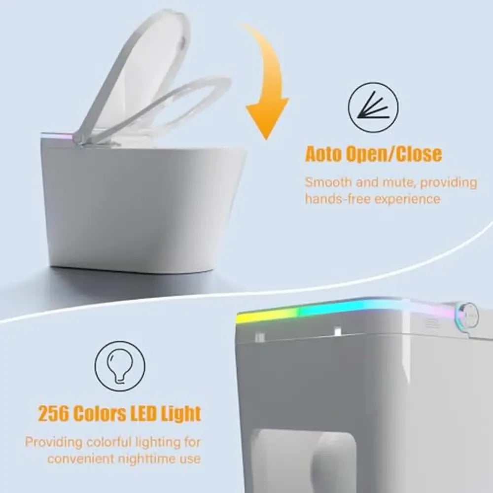 LW Smart Toilet with Foot Sensor Flush and Heated Seat