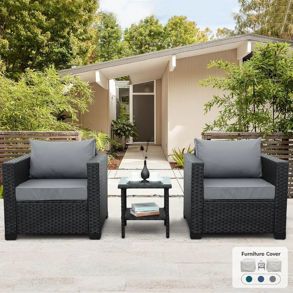 Wicker Patio Furniture Set