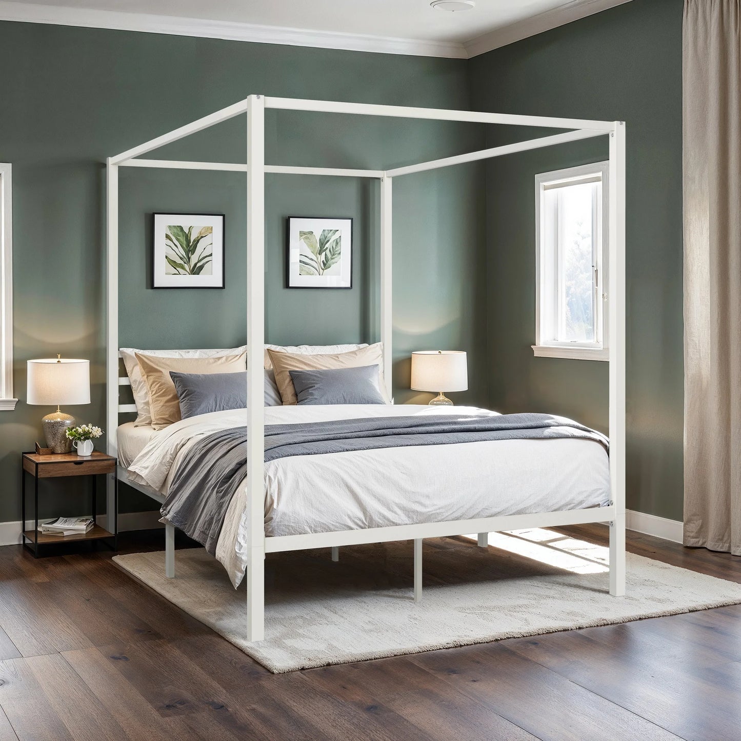 Modern Canopy Bed Frame