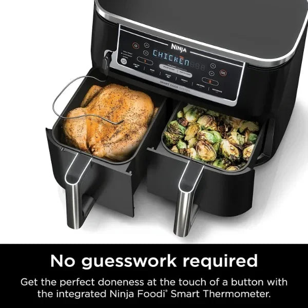 Ninja® Foodi 6-in-1 DualZone Smart XL Air Fryer with Thermometer