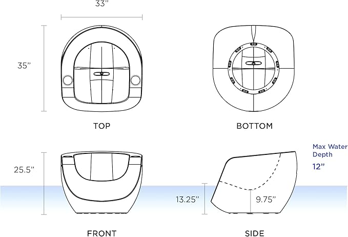 LagunaWave™ In-Pool Lounge Chair