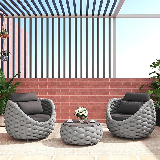 Riviera Rope Outdoor Conversation Set