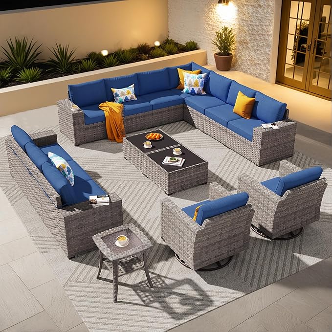 Sunset Ember 16-Piece Patio Fire Pit Set