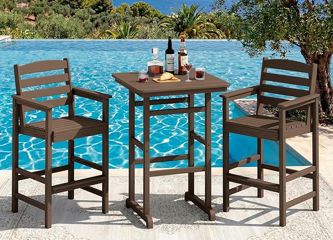 Adirondack Bar Table Set