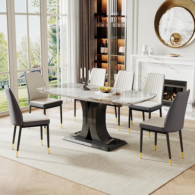 Monarch Marble Dining Set